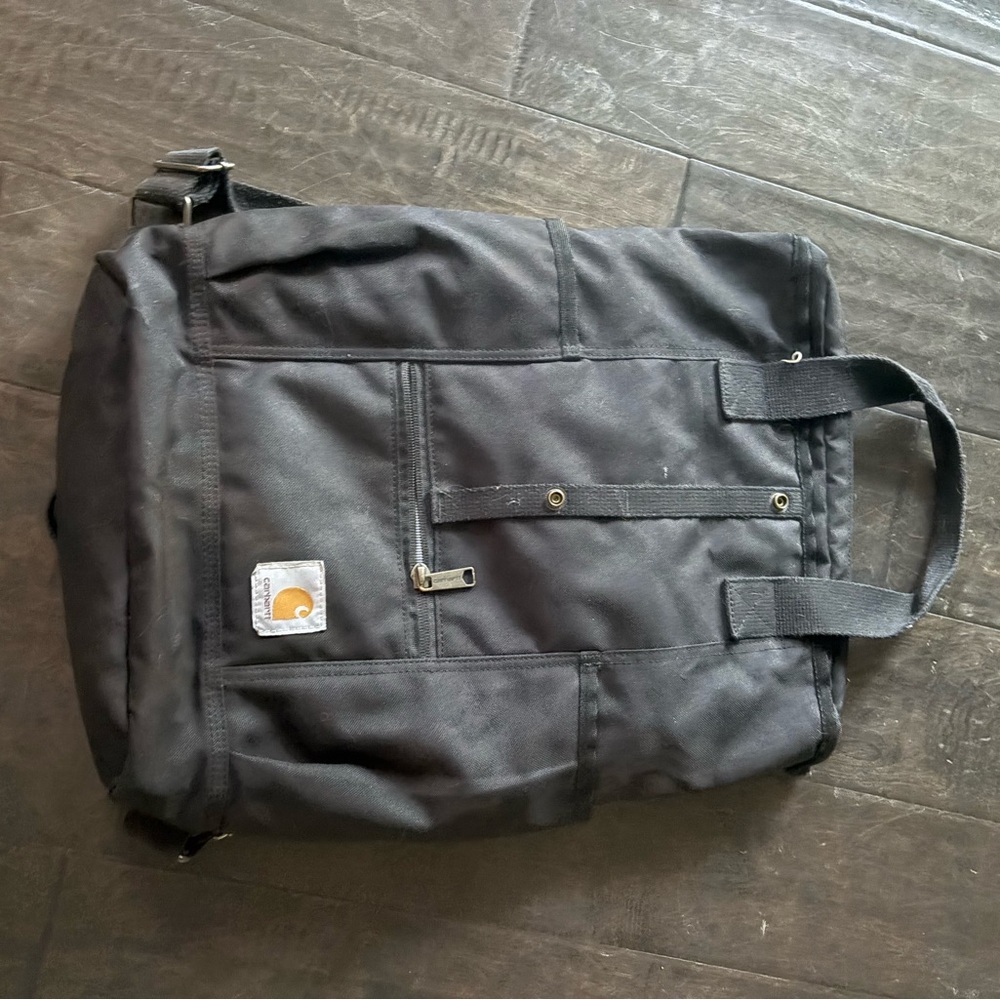 Carhartt Black Canvas Backpack